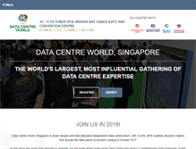 Tablet Screenshot of datacentreworldasia.com